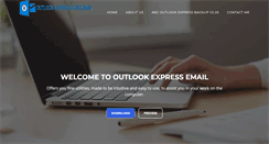 Desktop Screenshot of outlook-express-email-backup.com